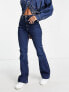 Фото #1 товара River Island high rise flared jeans in blue