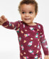 Фото #3 товара Family Pajamas Baby & Toddler Gnomes Cotton Snug-Fit Pajama Set, Created for Macy's