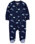 Фото #6 товара Baby Dinosaur 2-Way Zip Cotton Sleep & Play 6M