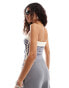 COLLUSION sports bandeau in grey