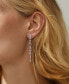 Silver-Tone Mixed Cubic Zirconia Linear Drop Earrings, Created for Macy's Серебристый - фото #4