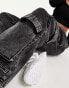 Фото #6 товара ASOS DESIGN ultimate cargo jean in acid black