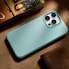 Фото #16 товара Skórzane etui iPhone 14 Pro Max magnetyczne z MagSafe Litchi Premium Leather Case zielony