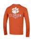 Men's Orange Clemson Tigers Team Stack Long Sleeve T-shirt