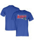 ფოტო #1 პროდუქტის Men's and Women's Royal Kansas Jayhawks 2023 Guaranteed Rate Bowl T-shirt