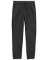 Kid Solid Fleece Pants - Grey 5