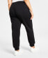 Plus Size Drawstring-Waist Logo Fleece Pants