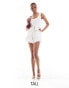 Фото #1 товара DTT Tall flippy denim shorts in off white