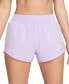 Women's One Dri-FIT Mid-Rise Brief-Lined Shorts
