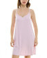 Фото #4 товара Women's Pointelle-Knit Sleeveless Sleepshirt