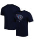 Фото #1 товара Men's Navy Tennessee Titans Combine Authentic Ball Logo T-shirt