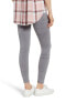 Фото #3 товара Nordstrom Womens Go-To Gray Marble High Waist Cotton Everyday Leggings Sz Small