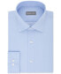 Michael Kors Men Regular Fit Stretch Non-Iron Solid Dress Shirt Blue 17x36/37