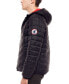 ფოტო #3 პროდუქტის Men's Light Weight Quilted Hooded Puffer Jacket Coat