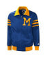 ფოტო #3 პროდუქტის Men's Royal Milwaukee Brewers The Captain III Full-Zip Varsity Jacket