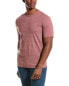 Фото #1 товара Vince Garment Dye Fleck Stripe T-Shirt Men's