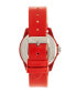 Часы Crayo Jolt Red Leatherette Strap