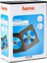 Фото #1 товара Hama Double DVD Cases with Plastic Film Black Pack of 5
