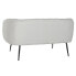 Фото #2 товара Диван DKD Home Decor Чёрный Greige Поролон Деревянный Металл Велюр Scandi 129 x 75 x 73 cm