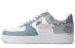 【定制球鞋】 Nike Air Force 1 Low 1’07 云烟 江湖古风 中国风 水墨画 祥云 低帮 板鞋 男款 蓝白 / Кроссовки Nike Air Force CW2288-111