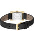 ფოტო #3 პროდუქტის Women's Lucy Quartz Basic Slim Black Leather Watch 23mm