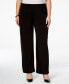 ფოტო #1 პროდუქტის Plus Size Pull-On Wide-Leg Pants