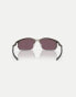 Фото #4 товара Oakley wire tap 2.0 rectangle polarised sunglasses in grey with brown mirrored lens in pewter