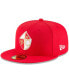 Фото #4 товара Men's Scarlet San Francisco 49ers Omaha Throwback 59FIFTY Fitted Hat