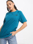 The North Face Faces Kilimanjaro back print boyfriend fit t-shirt in teal