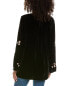 Фото #2 товара Johnny Was Quinn Velvet Kimono Sleeve Silk-Blend Tunic Women's Black S