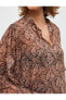 Фото #74 товара Блузка женская Koton - Этническая шифоновая блуза с воздушными рукавами и кисточками