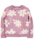 Фото #1 товара Toddler Floral Mohair-Like Sweatshirt 3T