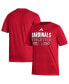 Фото #2 товара Men's Red Louisville Cardinals Head of Class Fresh T-shirt