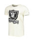 ფოტო #3 პროდუქტის Men's Cream Las Vegas Raiders Sideline Chrome T-shirt