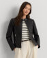 Фото #1 товара Women's Leather Moto Jacket