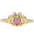 ფოტო #1 პროდუქტის Women's Disney x Fossil Special Edition Gold-Tone Stainless Steel Signet Ring