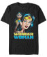 Фото #1 товара Men's Wonder Woman Wonder Sil Stance Short Sleeve T-shirt