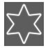 Фото #1 товара Декоративная фигура EDM Звезда Flexiled 60 x 3 x 80 см