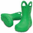 Фото #3 товара Детские водные ботинки Crocs Handle It Rain Зеленые