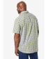 Фото #2 товара Big & Tall Short Sleeve Wrinkle-Free Sport Shirt