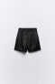 Фото #6 товара High-waist linen bermuda shorts