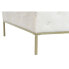 Bench DKD Home Decor White Golden Metal 100 x 100 x 45 cm