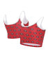 Фото #1 товара Women's Scarlet San Francisco 49ers Gauge Lounge Bralette