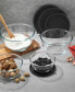 Фото #10 товара Joyful 4 Piece Glass Mixing Bowls with Lids Set