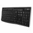 Wireless Keyboard Logitech French Black AZERTY