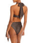 Ramy Brook 298993 Women Sparkle Lura Bikini Top Size S