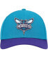 Фото #2 товара Men's Teal, Purple Charlotte Hornets MVP Team Two-Tone 2.0 Stretch-Snapback Hat