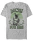 Фото #1 товара Men's Lucky is Yoda Short Sleeve Crew T-shirt