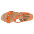 VANELi Mavis Studded Sling Back Womens Orange Casual Sandals 305558