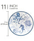 Фото #3 товара Sea Life Set of 6 Dinner Plate 11", Service For 6